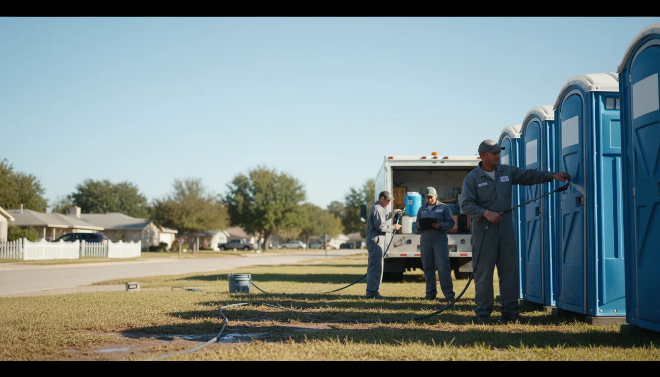Long-Term Portable Toilet Rental in Sweetser, IN near me